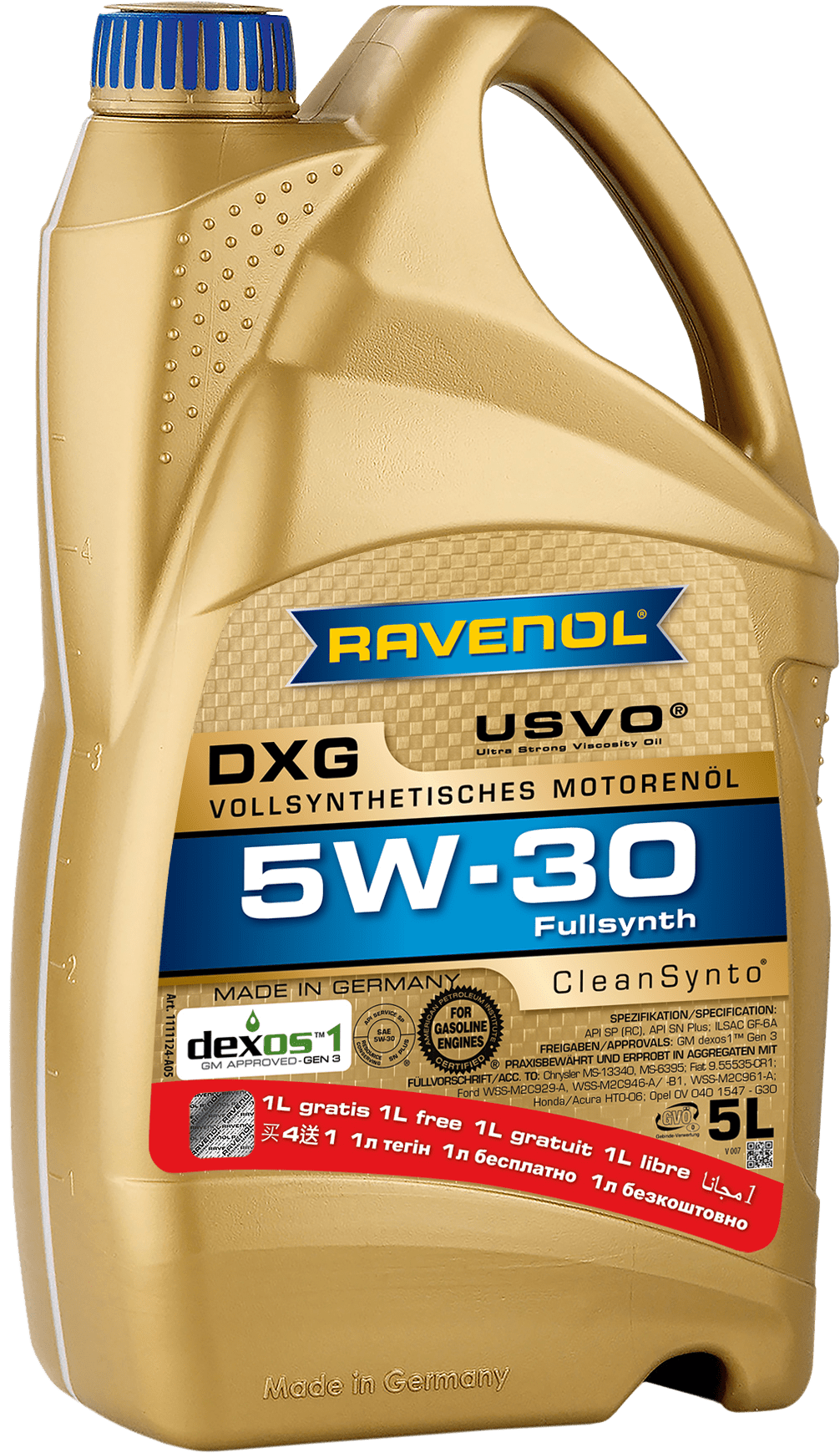 Моторное масло RAVENOL DXG 5W-30